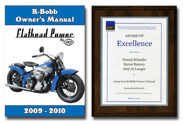 k-bobb manual and award