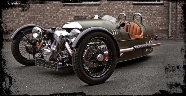 Morgan's New Electric Three-Wheeler Only Weighs 1,540 Pounds