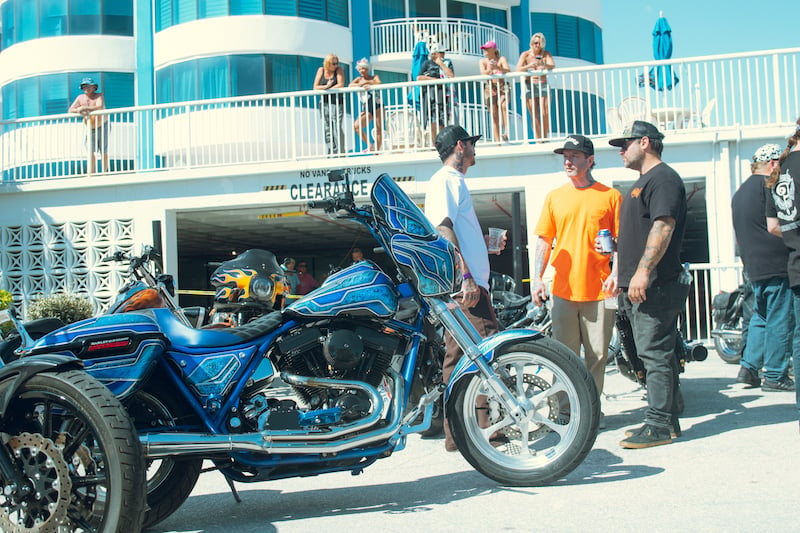 Harley riders at Daytona
